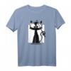 Süße Schwarze Katze Katzenmama Zauberer 'ZAUBERKATZE' T-Shirt – Lustiges Geschenk für Katzenliebhaber, Zauberer und Magier