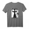Süße Schwarze Katze Katzenmama Zauberer 'ZAUBERKATZE' T-Shirt – Lustiges Geschenk für Katzenliebhaber, Zauberer und Magier