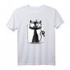 Süße Schwarze Katze Katzenmama Zauberer 'ZAUBERKATZE' T-Shirt – Lustiges Geschenk für Katzenliebhaber, Zauberer und Magier