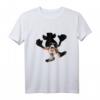 Wand Loch HapKoala T-Shirt für Männer - Klassisch geschnitten, doppelt genähter Saum