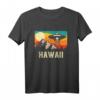 Hawaii UFO Alien Raumschiff Berge Retro Wandern T-Shirt - Vintage Conspiracy Theory Design für Natur- und Abenteuerfans