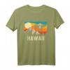 Hawaii UFO Alien Raumschiff Berge Retro Wandern T-Shirt - Vintage Conspiracy Theory Design für Natur- und Abenteuerfans