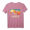 Hawaii UFO Alien Raumschiff Berge Retro Wandern T-Shirt - Vintage Conspiracy Theory Design für Natur- und Abenteuerfans