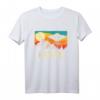 Hawaii UFO Alien Raumschiff Berge Retro Wandern T-Shirt - Vintage Conspiracy Theory Design für Natur- und Abenteuerfans