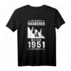 70. Geburtstag Wanderer T-Shirt - Lustiges Design für Fans, Jahrgang 1951 Geschenk für Mann und Frau, Spaß beim Wandern