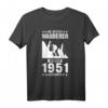 70. Geburtstag Wanderer T-Shirt - Lustiges Design für Fans, Jahrgang 1951 Geschenk für Mann und Frau, Spaß beim Wandern