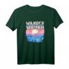 Wander Woman Design für Frauen beim Wandern - Lustiges T-Shirt für Berg- und Waldwanderinnen, ideales Geschenk für Freundinnen und Frauen, die gerne outdoors unterwegs sind