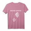 Weiter Geht's Fußabdruck Wander T-Shirt für Herren, Damen & Kinder – Bequeme Outdoor-Bekleidung für Familien & Wanderfreunde