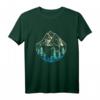 Minimale Berge Geometrie Outdoor Wandern T-Shirt – Retro Vintage Design für Trendbewusste Natur- und Wanderfans