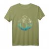 Minimale Berge Geometrie Outdoor Wandern T-Shirt – Retro Vintage Design für Trendbewusste Natur- und Wanderfans