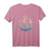 Minimale Berge Geometrie Outdoor Wandern T-Shirt – Retro Vintage Design für Trendbewusste Natur- und Wanderfans