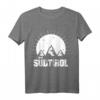 Südtirol Sonnenaufgang Berge Wandern Italien Schnee Winter T-Shirt – Perfektes Winterurlaub-Motiv für Skifahrer und Wanderliebhaber