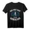 Nordic Walking | Arzt sagt Unheilbar | Lustiges Wandern Berg T-Shirt – Perfektes Geschenk für Wander- und Bergsportler mit Humor