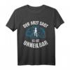 Nordic Walking | Arzt sagt Unheilbar | Lustiges Wandern Berg T-Shirt – Perfektes Geschenk für Wander- und Bergsportler mit Humor