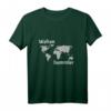 Weltenbummler Weltkarte Wandern T-Shirt – Perfektes Geschenk für Reisebegeisterte und Abenteuerlustige