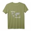 Weltenbummler Weltkarte Wandern T-Shirt – Perfektes Geschenk für Reisebegeisterte und Abenteuerlustige
