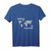 Weltenbummler Weltkarte Wandern T-Shirt – Perfektes Geschenk für Reisebegeisterte und Abenteuerlustige