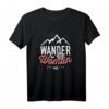Wander Woman T-Shirt Damen – Lustiges Wandershirt mit Bergen & Edelweiß für Wanderurlaub & Trekking