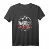 Wander Woman T-Shirt Damen – Lustiges Wandershirt mit Bergen & Edelweiß für Wanderurlaub & Trekking