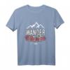 Wander Woman T-Shirt Damen – Lustiges Wandershirt mit Bergen & Edelweiß für Wanderurlaub & Trekking