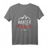 Wander Woman T-Shirt Damen – Lustiges Wandershirt mit Bergen & Edelweiß für Wanderurlaub & Trekking