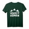 Damen Wander Woman T-Shirt mit Berggrafik – Perfekt für Bergtouren, Wandern & Naturerlebnisse, ideales Geschenk zu Muttertag & Geburtstag