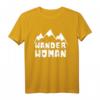 Damen Wander Woman T-Shirt mit Berggrafik – Perfekt für Bergtouren, Wandern & Naturerlebnisse, ideales Geschenk zu Muttertag & Geburtstag