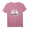 Damen Wandern Woman Berge Lustiges Spruch T-Shirt – Geschenk für Wanderinnen & Bergsteigerinnen, Vintage Retro Design für Natur- und Bergliebhaberinnen