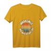 Damen Jakobsweg T-Shirt mit V-Ausschnitt - Der Weg Ist Das Ziel, Lustiges Pilgern Motiv mit Jakobsmuschel für den Camino de Santiago