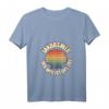 Damen Jakobsweg T-Shirt mit V-Ausschnitt - Der Weg Ist Das Ziel, Lustiges Pilgern Motiv mit Jakobsmuschel für den Camino de Santiago