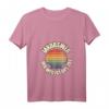 Damen Jakobsweg T-Shirt mit V-Ausschnitt - Der Weg Ist Das Ziel, Lustiges Pilgern Motiv mit Jakobsmuschel für den Camino de Santiago