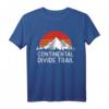 Continental Divide Trail USA Wandern T-Shirt - Retro Design, Souvenir & Geschenk für Frauen und Männer