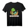 Wanderfreunde T-Shirt - Lustiges Wandern Geschenk mit Schnecke & Schildkröte für Rentner & langsame Wanderer zum Geburtstag oder Wanderreise