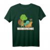 Wanderfreunde T-Shirt - Lustiges Wandern Geschenk mit Schnecke & Schildkröte für Rentner & langsame Wanderer zum Geburtstag oder Wanderreise