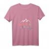 WanderWoman Damen T-Shirt mit V-Ausschnitt für Bergliebhaberinnen – Lustiges Trekking-Shirt mit Edelweiß & Bergmotiven, perfekt für Gipfelstürmer & Bergurlaub