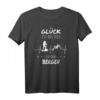 Glück ist die Zeit in den Bergen Wanderer Sprüche T-Shirt – Lustiges & Motivations-T-Shirt für Wanderer, Bergsteiger & Naturfreunde