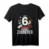 Kinder 6. Geburtstag T-Shirt für Jungen: Erst 6 & Schon Zauberer! Lustiges Geburtstagsgeschenk für Zauberer-Motto Partys