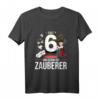 Kinder 6. Geburtstag T-Shirt für Jungen: Erst 6 & Schon Zauberer! Lustiges Geburtstagsgeschenk für Zauberer-Motto Partys