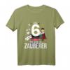 Kinder 6. Geburtstag T-Shirt für Jungen: Erst 6 & Schon Zauberer! Lustiges Geburtstagsgeschenk für Zauberer-Motto Partys