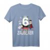 Kinder 6. Geburtstag T-Shirt für Jungen: Erst 6 & Schon Zauberer! Lustiges Geburtstagsgeschenk für Zauberer-Motto Partys