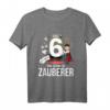 Kinder 6. Geburtstag T-Shirt für Jungen: Erst 6 & Schon Zauberer! Lustiges Geburtstagsgeschenk für Zauberer-Motto Partys
