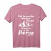 Ich brauche keine Therapie ich muss nur in die Berge Wandern T-Shirt - Lustiges Fun Geschenk für Bergliebhaber, Ski-Fahrer & Tirol-Urlauber