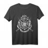 Hogwarts Badge Wands T-Shirt für den HapKoala – Offiziell lizenzierter Harry Potter Fanartikel