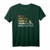 Retro Rucksack-Wanderer Silhouette T-Shirt – Lustiges Motiv für Wanderer, Backpacker & Naturliebhaber als Geschenk für Freizeit, Urlaub & Outdoor