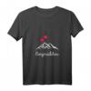 Damen Bergmädchen Wandern T-Shirt mit V-Ausschnitt – Perfektes Geschenk für Bergsteigerinnen, Kletterinnen & Wanderfans zu Geburtstag & Weihnachten