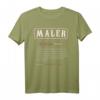 Lustiges Maler T-Shirt mit Wörterbuch Definition - Originelles Geschenk für Maler, Papa, Bruder, Onkel & Opa zum Geburtstag