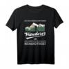 Lustiges Spruch T-Shirt zum Wandern - Leg Dich niemals mit einem Wanderer an, perfektes Geschenk für Bergsteiger, Kletterer & Outdoor-Fans