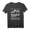 Lustiges Spruch T-Shirt zum Wandern - Leg Dich niemals mit einem Wanderer an, perfektes Geschenk für Bergsteiger, Kletterer & Outdoor-Fans