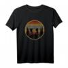 Lustiges Bergsteigen Wandern Herren T-Shirt mit Retro Sonnenuntergang Motiv – Perfekt für alpine Bergsteiger und Naturliebhaber