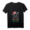 Damen Elfen Schwester - Lustiges Weihnachts T-Shirt für Kinder, Jugendliche & Familie mit V-Ausschnitt, perfekt für Weihnachten, Nikolaus & Festtage